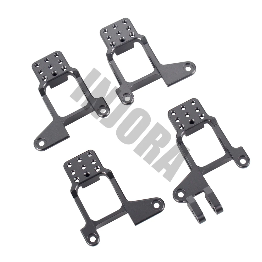 INJORA 4PCS Aluminum Front & Rear Shock Towers Mount for 1/10 RC Crawler TRX-4 TRX4 8216 Upgrade Parts