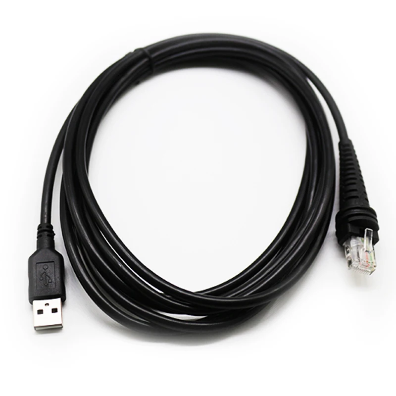 

New USB 3M Straight Cable For Honeywell 1900G 1200 1300G 1450 Barcode Scanner Dada Transfer Cable