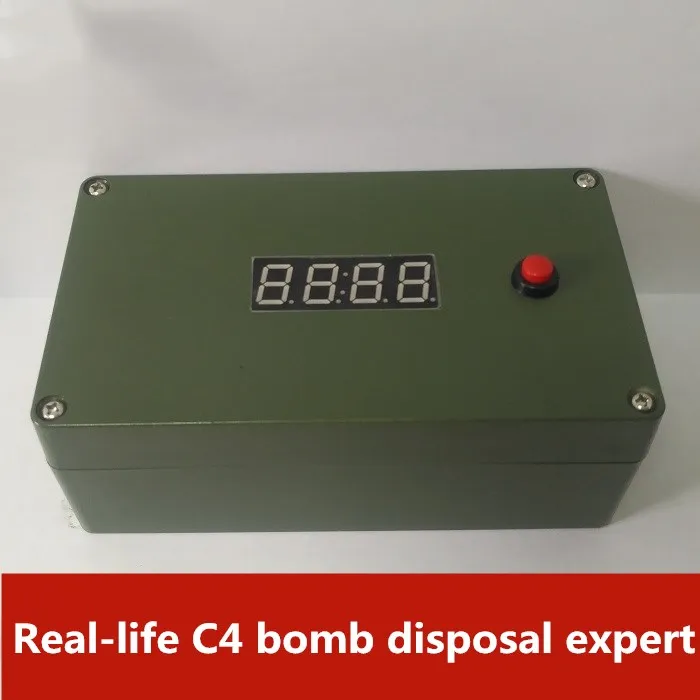 Escape room C4 Timing Bomb prop Release smoke Expert Projects for Munition Dismantling Jedi Survival Field outreach activities