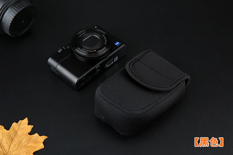 

Neoprene Soft Digital Camera bag cover Case Pouch for Sony RX100 RX100II V M3 RX100 M4 M5 HX50 HX60 HX80 HX90 W830 WX500 HX90V