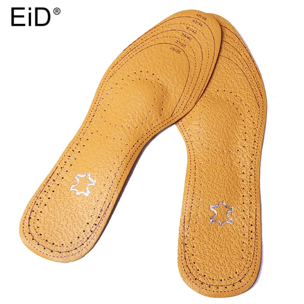 

EID Free Size Ultra Thin Breathable Deodorant Leather Insoles Instantly Absorb Sweat Replacement Inner Soles Shoes Insoles Pads