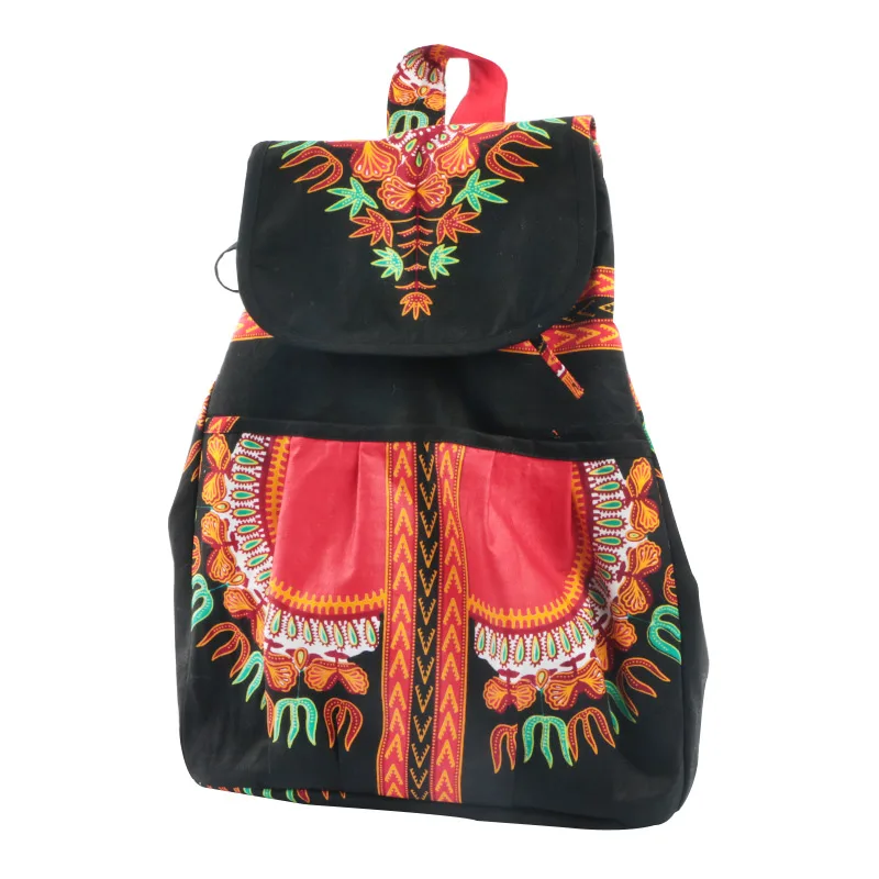 2020 African New Fashion Hot Women Handmade Bag Canvas National Trend Embroidery Ethnic Backpack Travel Bags Schoolbags WYB31