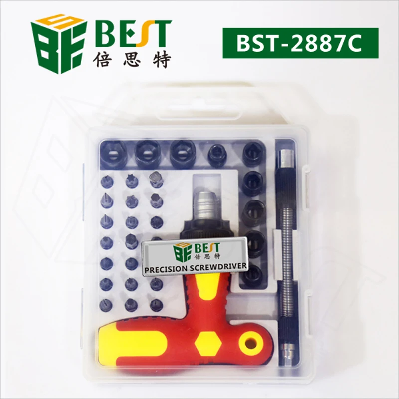 33 dalam 1 Presisi Magnetic Obeng Set Dual-Driver Obeng Set Untuk Reparing Alat Dengan Torx Slotted Phillip Hex Bit