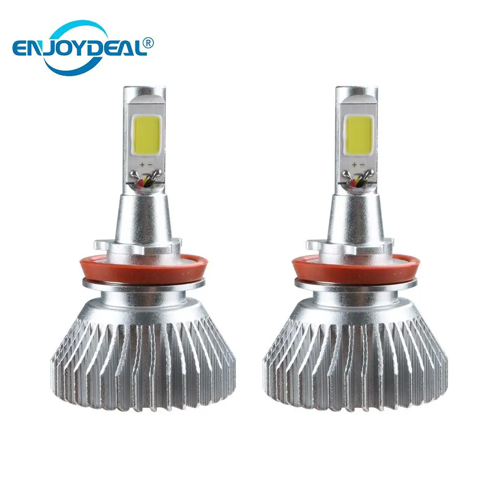 

LED Car light 2pc Super Bright COB X5 H1 8000LM 80W LED Car Headlight Fog Light Lamp Bulb energy saving environmental