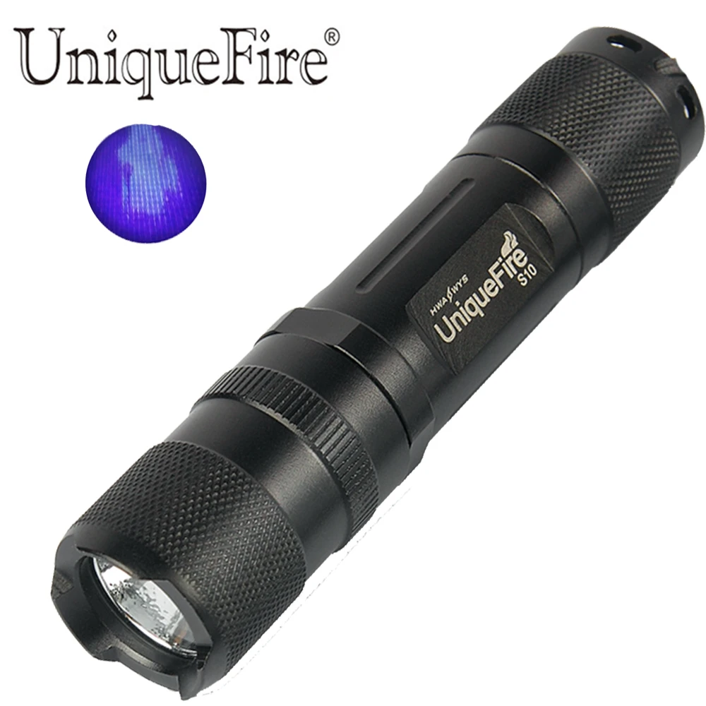 

UniqueFire Money Detector Flashlight 365 nm UV Led Ultraviolet MINI Flashlight 1 Mode Suitable for Checking Cash(Currency)