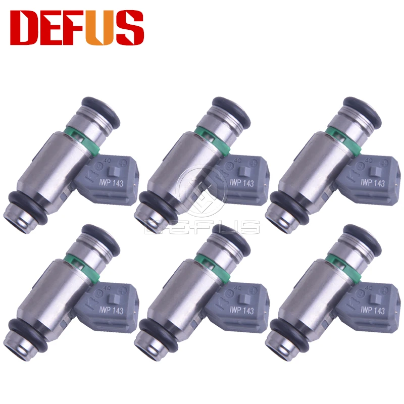 

DEFUS 6pcs IWP-143 Fuel injector Bico Nozzle For Renault Clio2 Laguna Megane Scenic 1.4 1.6L 81KW 110CV 04 NEW 100%Tested IWP143