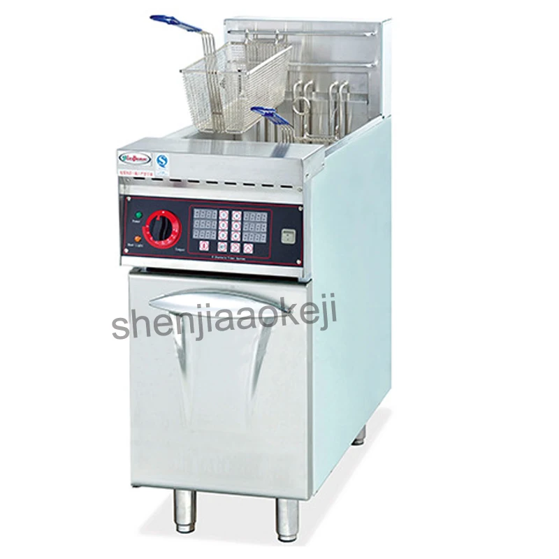 Stainless Steel Electric Fryer with Timer,Western-style Restaurant Equipment DF-26A French fries fried chicken fryer Commercial