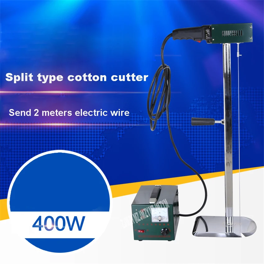 Electric Cotton Cutter Split Type Sponge Foam Cotton Cutting Machine Chemical Fiber Cotton Cutting Cutter 75cm/ 90cm 220V 400W