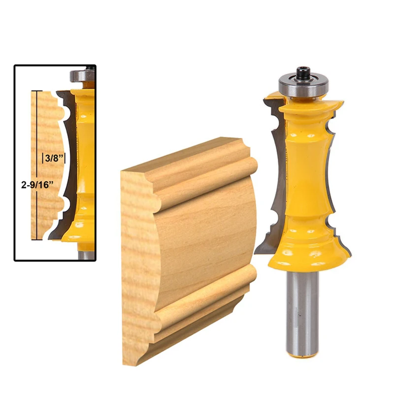 

1pcs Mitered door Molding Router Bit 12.7mm shank