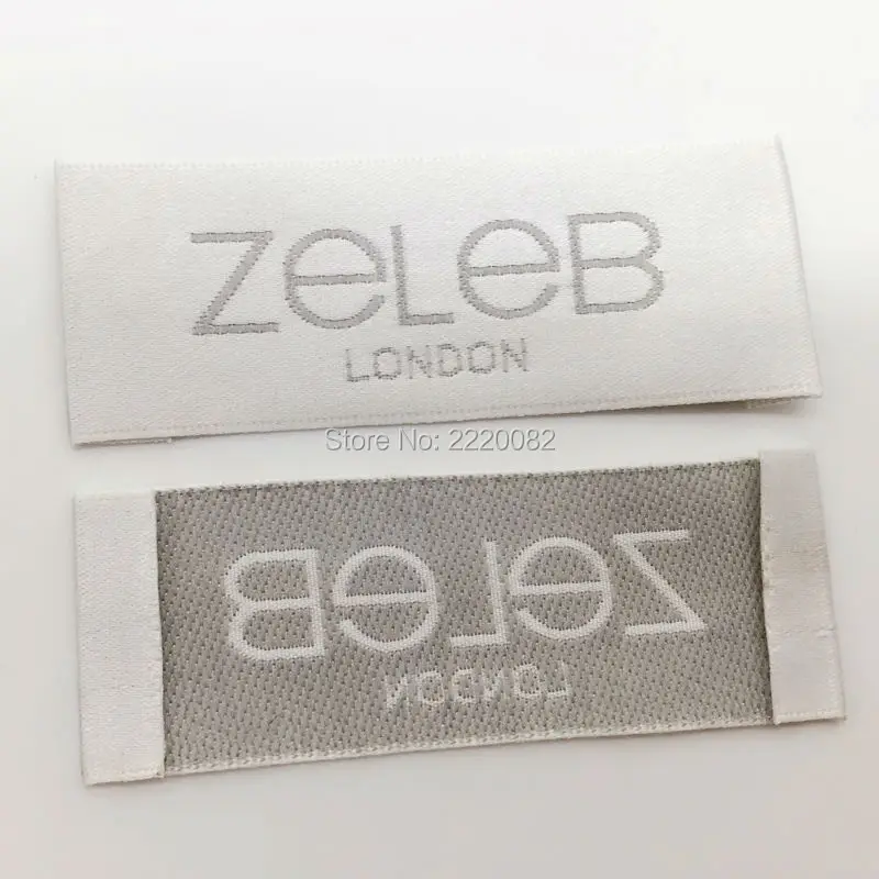 

Free shipping clothing woven labels/collar labels/garment t-shirt jacket embroidered tags/woven brand 1000 pcs a lot