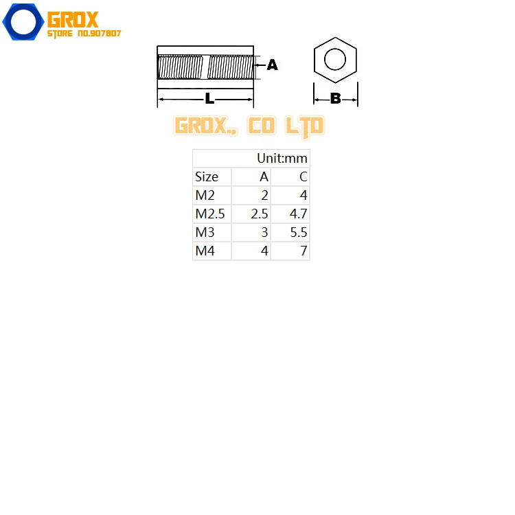 100 sztuk Nylon M3 x 30mm kobieta PCB płyta główna Spacer Spacer