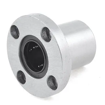 

54mm x 20mm Round Base Metal Linear Motion Ball Bearing Silver Tone