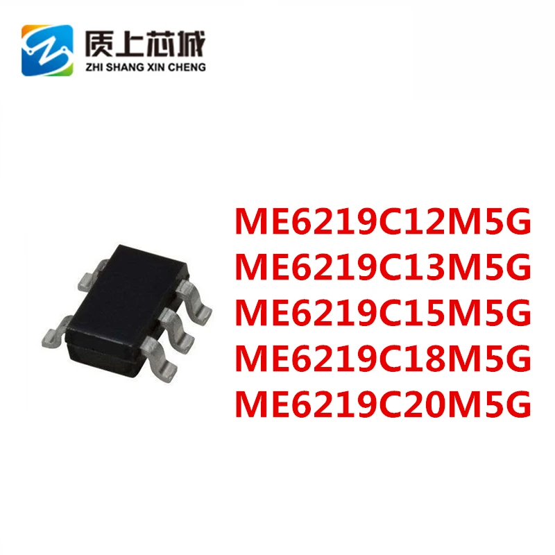 

1000PCS ME6219C12M5G ME6219C13M5G ME6219C15M5G ME6219C18M5G ME6219C20M5G SOT23-5 ORIGINAL