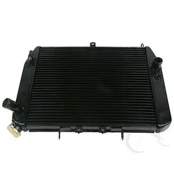 Motorcycle Engine Radiator Cooler Cooling For Kawasaki Ninja ZX12R ZX-12R 2000-2001 Aluminum Black