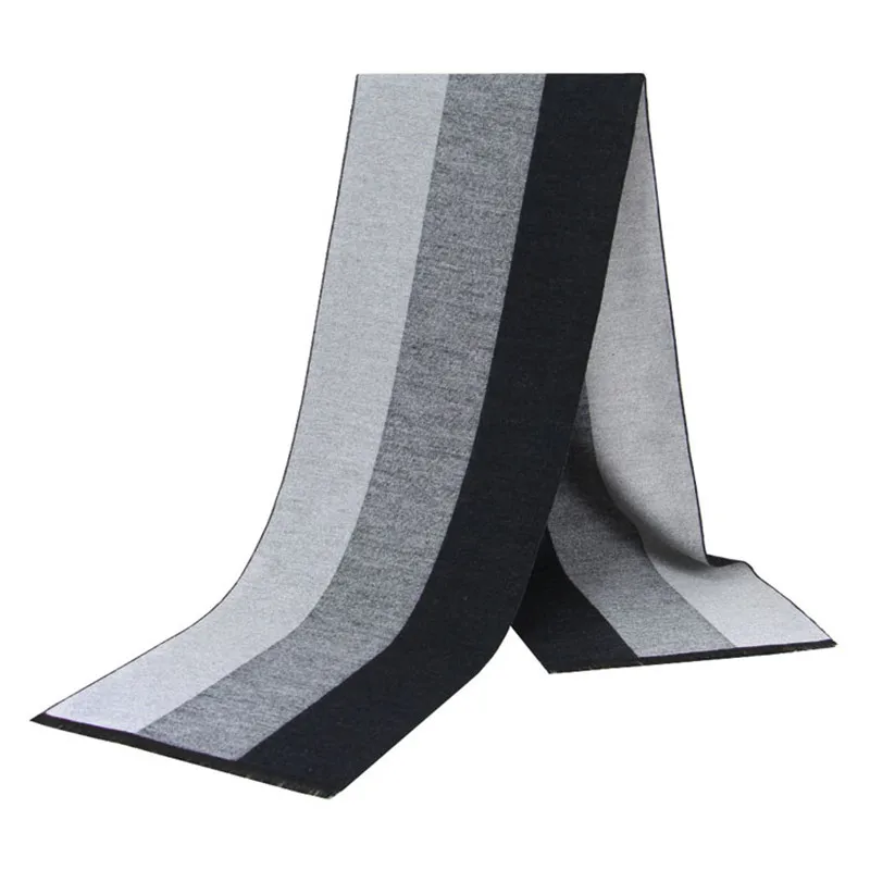 Casual Cool Mens Scarves Winter Warm Viscose Cashmere Scarf Wraps Autumn Warm Brushed Neckercheif Scarfs for Men Foulard