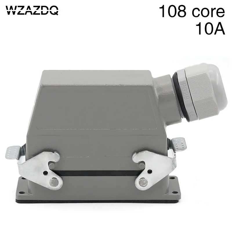 

Heavy duty linker 108 cold pressed rectangular air plug hdc-hdd-108 industrial waterproof socket 10A