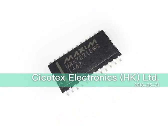 5pcs/lot MAX7221EWG+T SOP-24 MAX7221EWG IC DRVR DSPLY LED 8DIG 24SOIC MAX7221 EWG