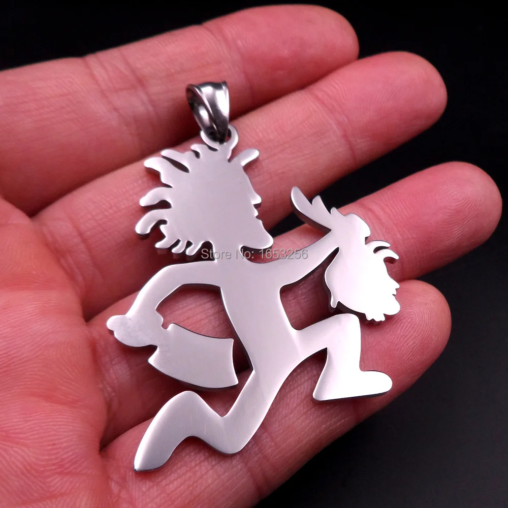 Lot 5pcs  jewelry Stainless Steel  large 2''  HATCHET MAN JUGGALO  design Pendant  necklace Men's Cool Gift