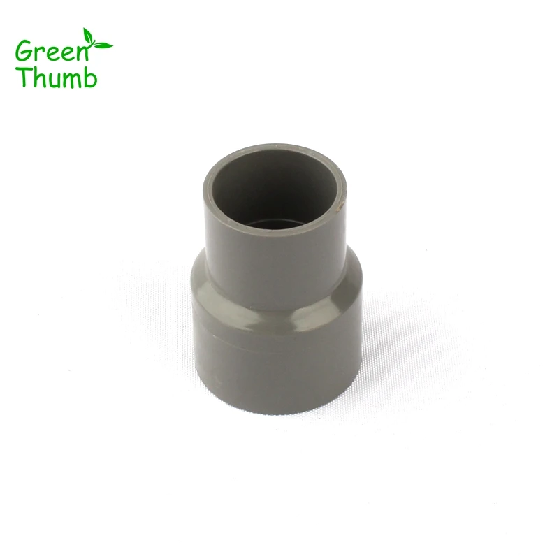 3pcs Inner Diameter 32mm-40mm PVC Straight Connector Horticultural Irrigation Plastic Fittings Green Thumb PVC Joints