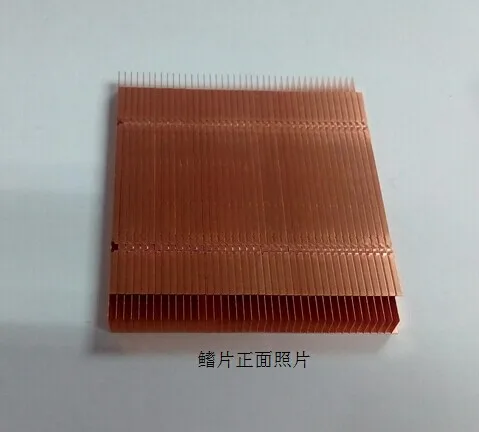 78mm*86mm*9mm Pure copper fins copper Heat sink fin can DIY Extended cut short cooling fins