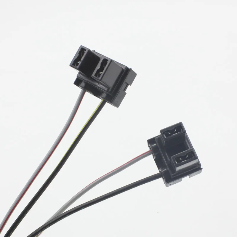 KE LI MI H1 H4 H7 Female Adapter Sockets pigtail Harness Plug Connector For H1 H4 H7 halogen hid led Retrofit