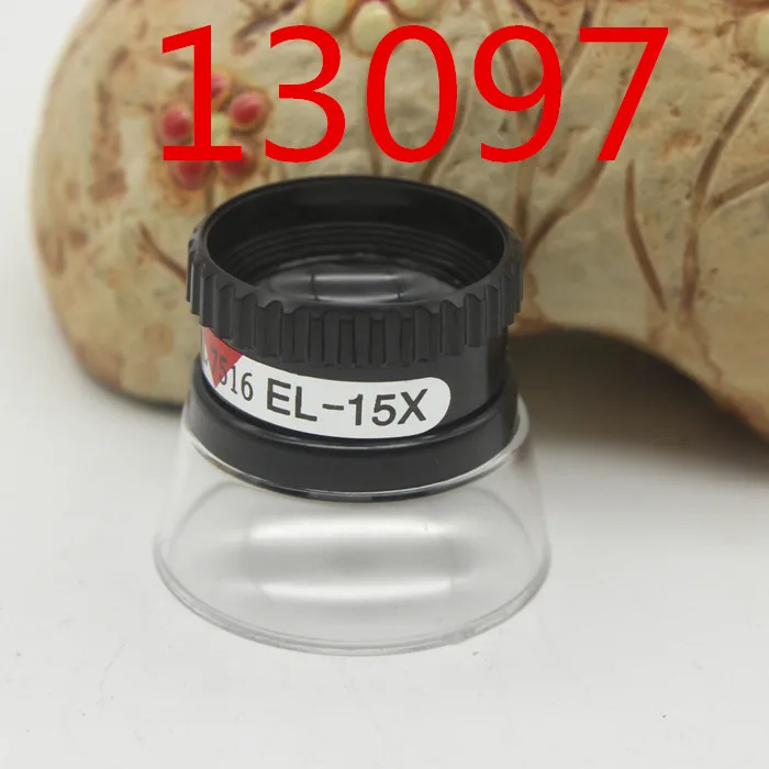 15 volte orologio giocattolo regalo lente d'ingrandimento vino CStyle tavolo tessuti dedicata HD valutazione gioielli lente d'ingrandimento tascabile