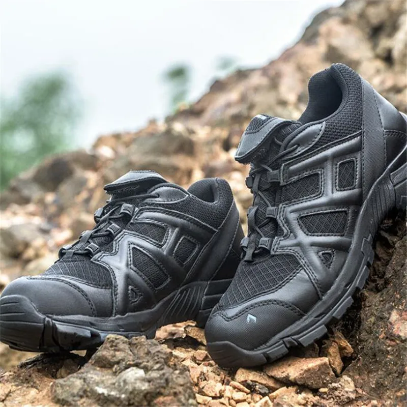 Buty męskie Outdoor Mountaineering Desert Shoes Antypoślizgowe, odporne na zużycie, oddychające trampki Tkanina nylonowa 1000D