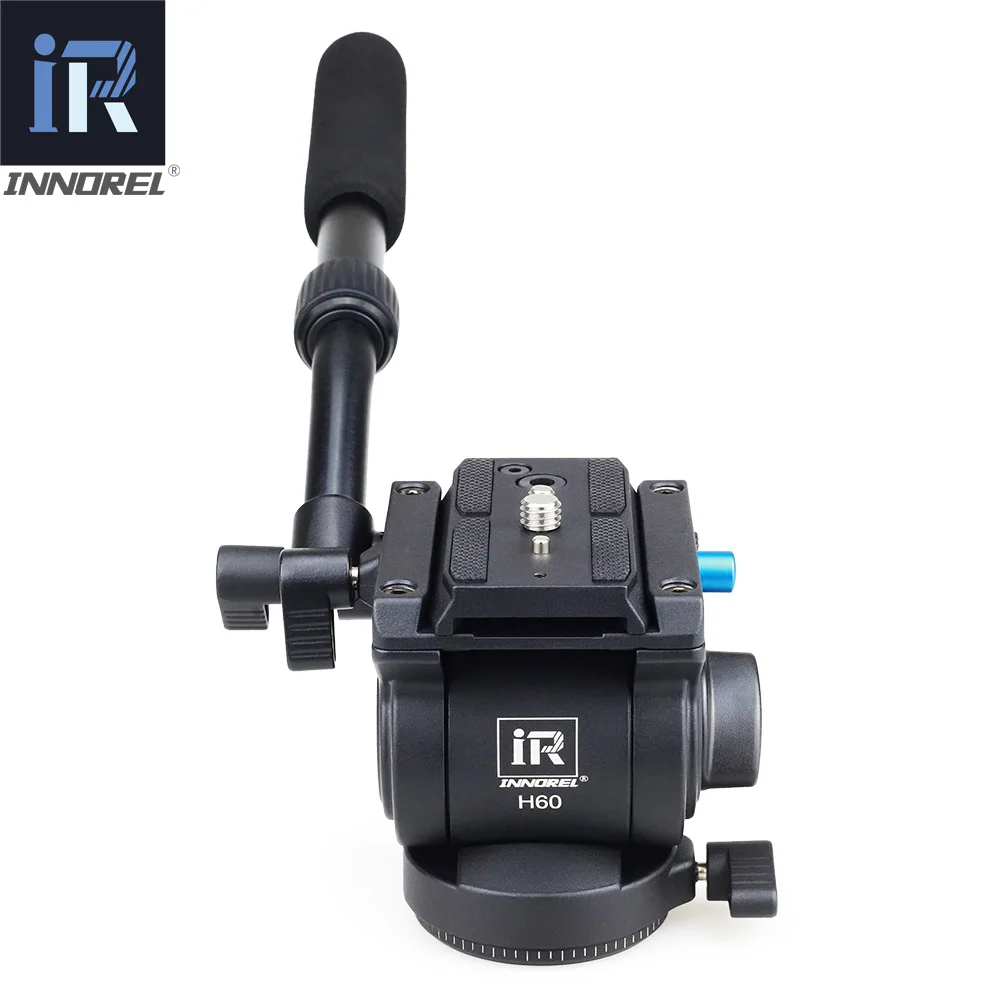 H60 Panoramic tripod head Hydraulic fluid video head for monopod slider Photography Hydraulic Head Three-dimensional Tripod Head