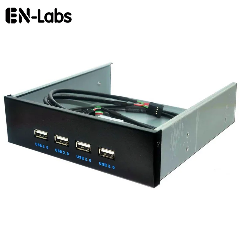 

En-Labs 2 порта USB 3,0, 4/7 порта USB 2,0 USB 3,0 концентраторы 5,25 "Передняя панель ПК корпус внутренний CD-ROM, USB 10pin/20pin сплиттер