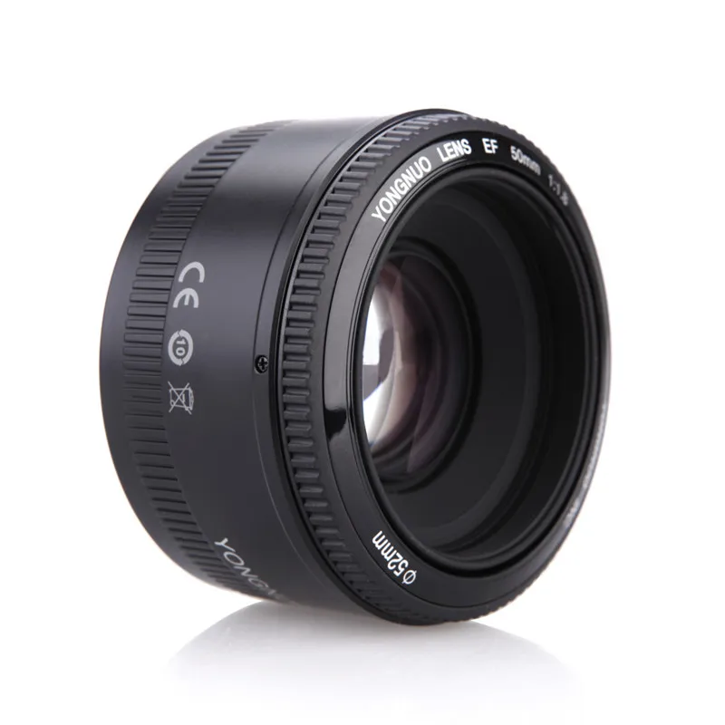 YONGNUO YN50mm f1.8 AF DSLR Lens Large aperture Auto Focus Lens for Canon EF 60D 70D 5D2 5D3 600d T5 T6 DSLR Cameras