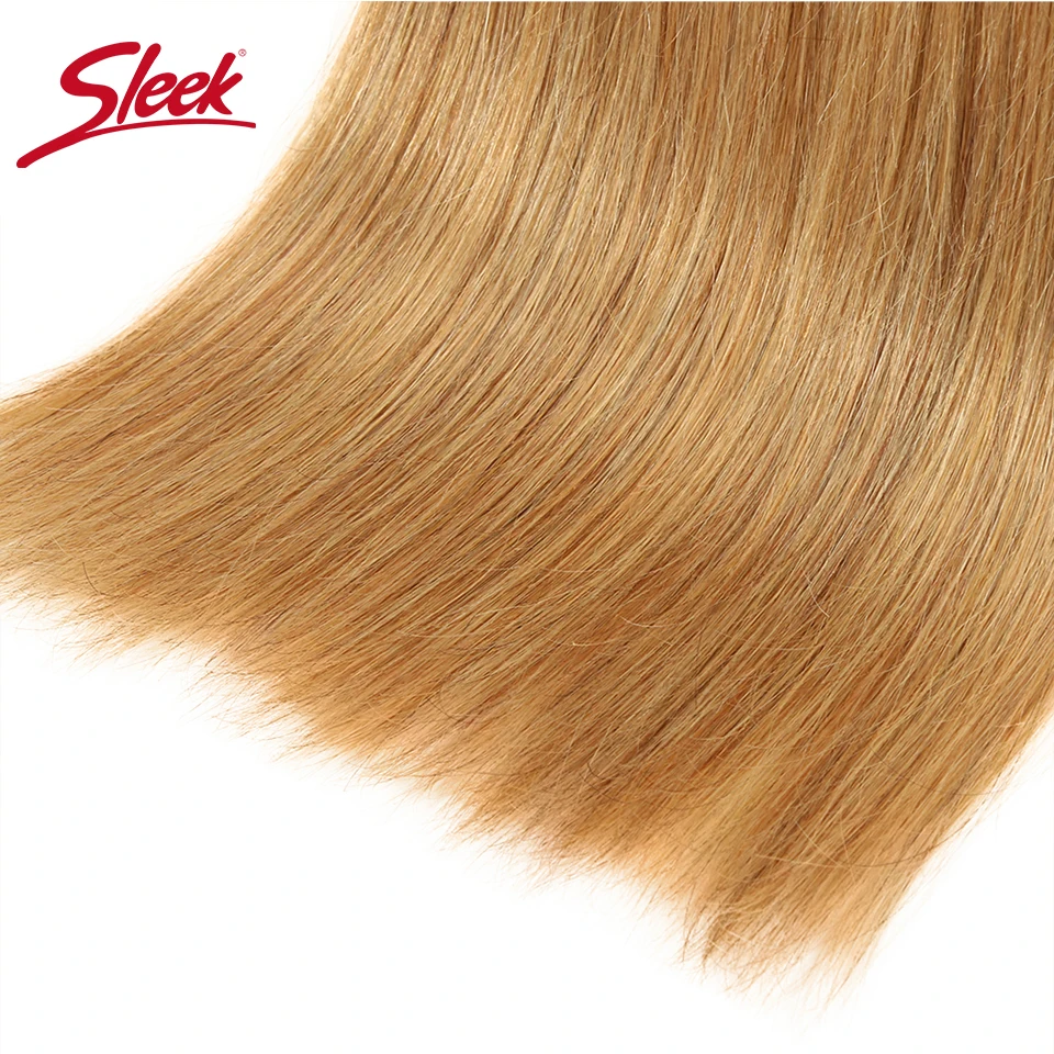 Sleek Peruvian Honey Blonde 27 Color Mink Brazilian Natural Remy Straight Hair Weave Bundles 8 To 26 Inches Hair Extension