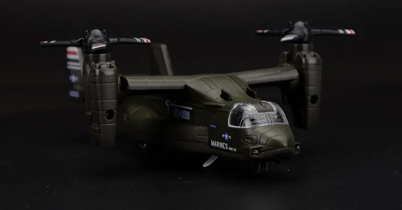 Alloy  airplane model .high simulation osprey fighter Model .metal diecasts.pull back & flashing & musical.free shipping