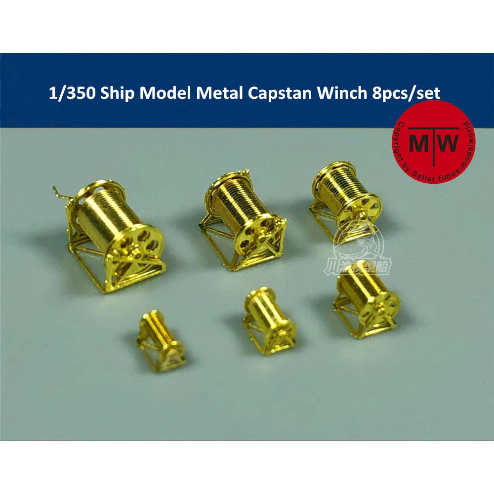 

1/350 Scale Ship Model Metal Capstan Winch Assembly Model Kit 8pcs/set