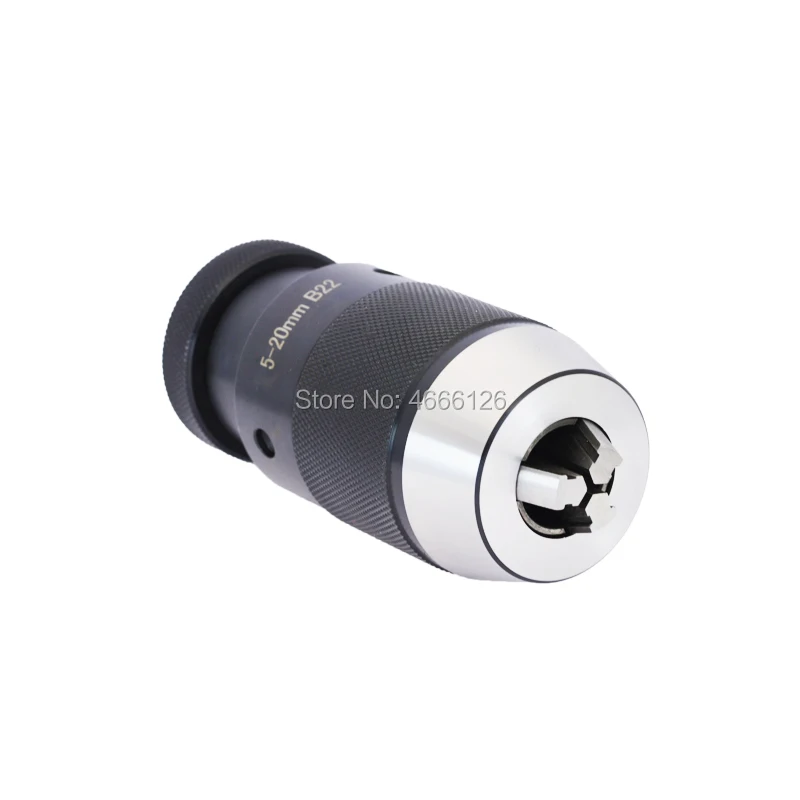 B10๏ผ 0.5-6mm๏ผ B12(1-10MM), B16(1-13MM) ,B18(1-16MM) B22(5-20)drill chuck Keyless drilling chuck Self Tighten Automatic Locking
