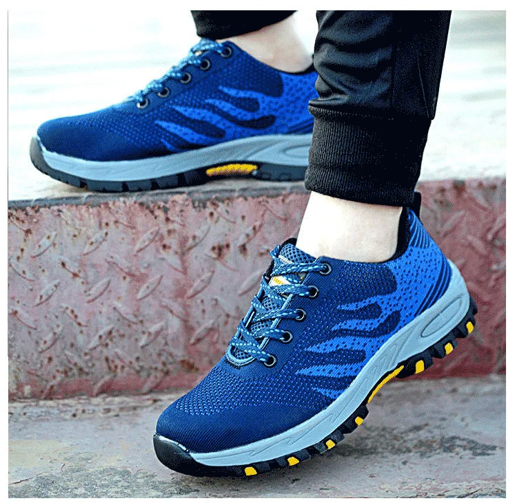 Anti-smashing and puncture safety shoes, safety shoes, men and women, lightweight protective shoes, work shoes