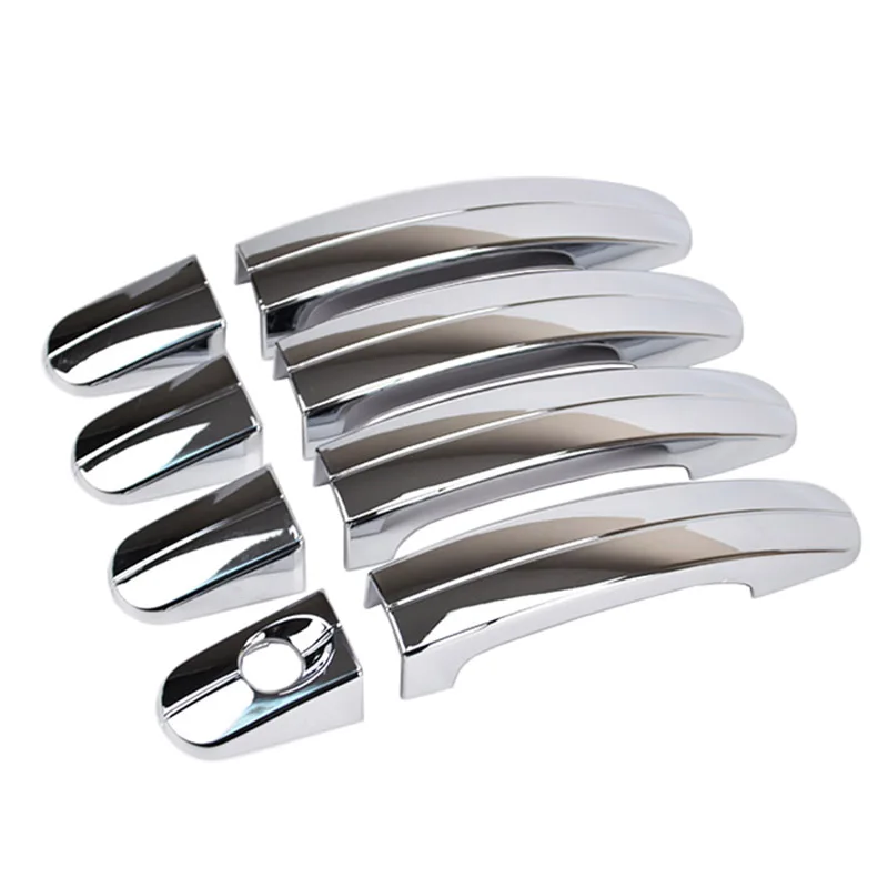 ABS  8ps Door handle   Chrome cover Trim Set   for Ford FOCUS Escape Kuga 2005-2017 accessories