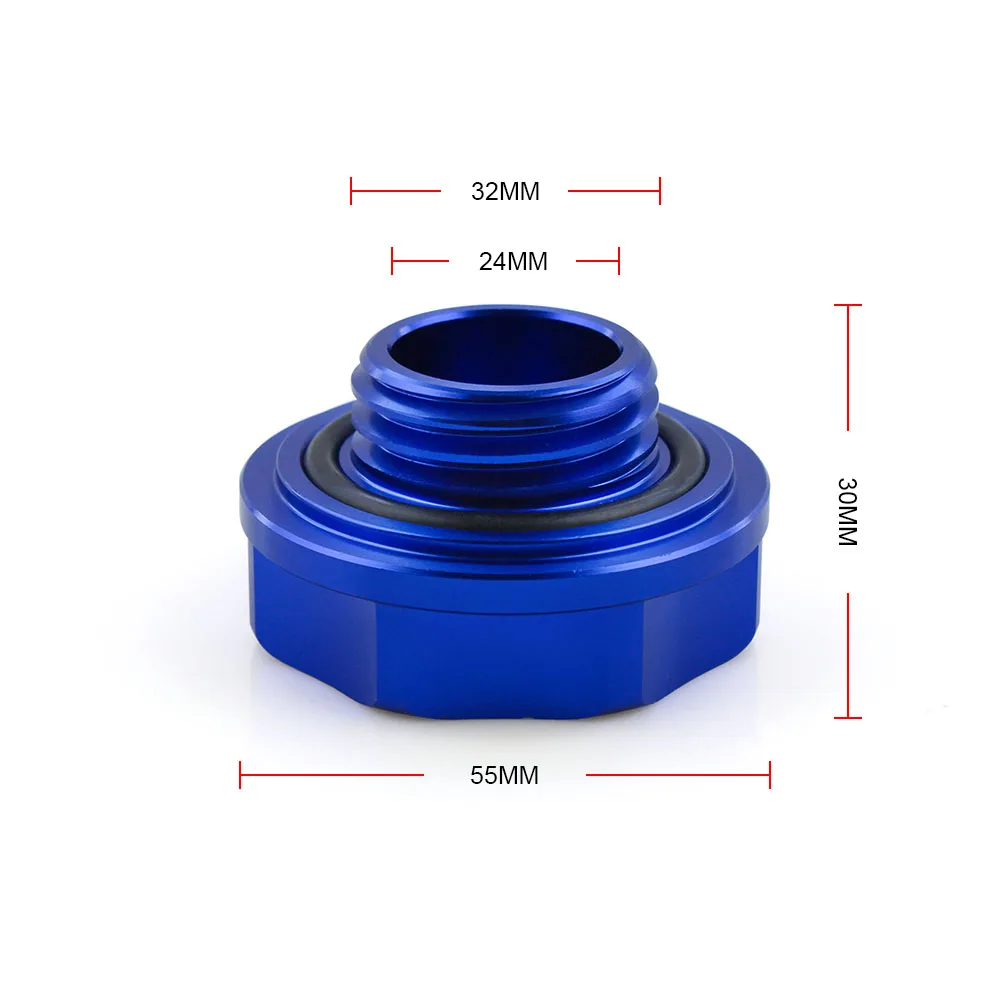 Rastp-mugen-Tapa de tanque de motor de carreras, rendimiento de potencia, filtro de aceite y combustible, cubierta para HONDA RS-CAP003