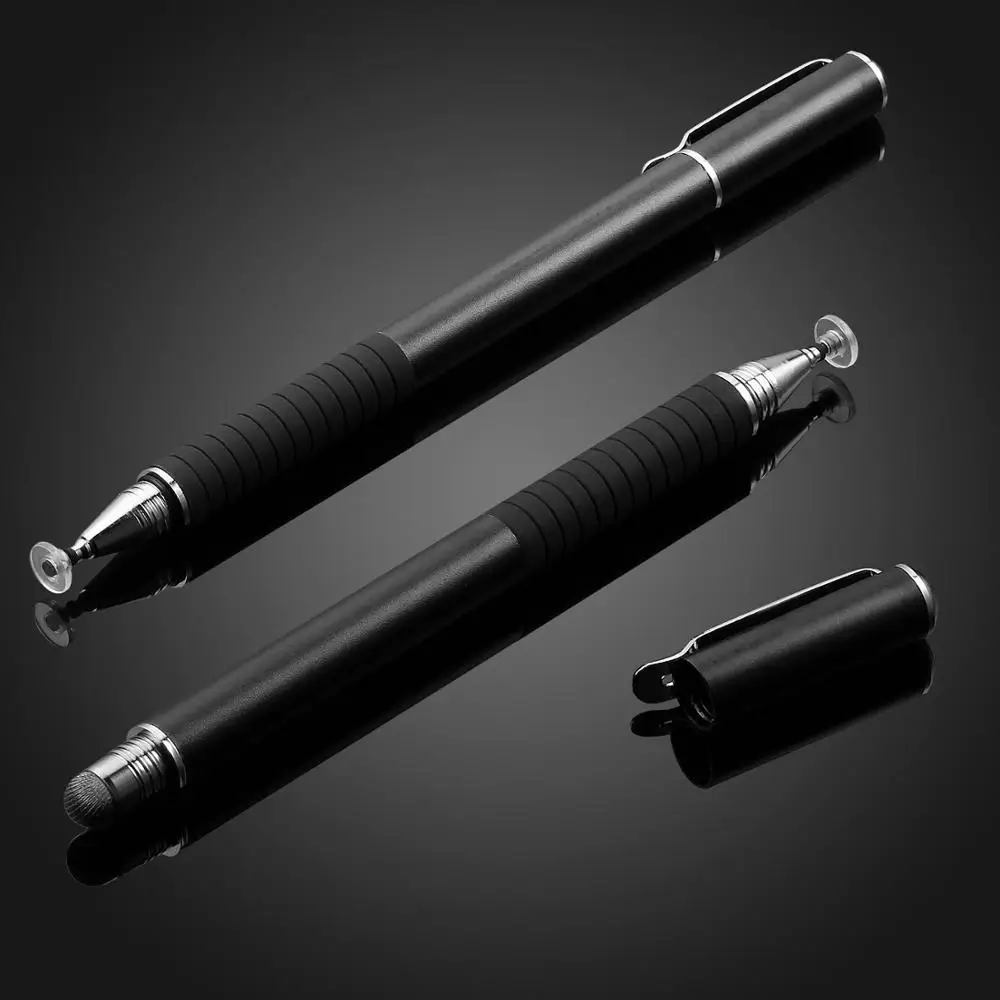 Universal Capacitive Stylus pen , Disc Stylus Touch Screen Pens For Iphone Samsung Xiaomi High Precision Capacitive Fiber Pen