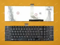New PO Portuguese Teclado Keyboard For TOSHIBA Satellite L50-A L50D-A L50t-A L55-A L55D-A Laptop, Glossy Frame Black