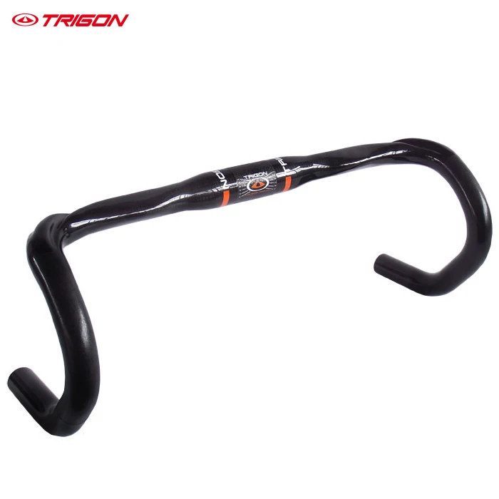 TRIGON RB109 one piece ultral light  full carbon fiber road bike bicycle handlebar carbon road bar Grooves for integrated cable