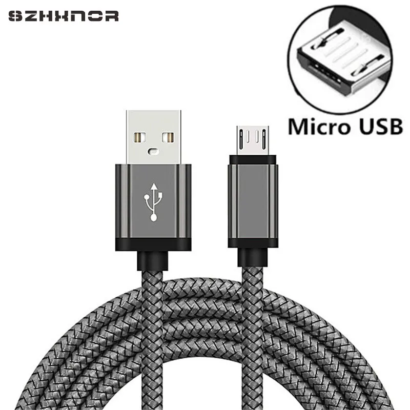 2M 3M di Lunghezza Cavo Micro USB per Samsung Galaxy E7 E5 A7 A5 A3 J7 J5 2015/ 2016 Cavi di Ricarica per xiaomi huawei htc di Ricarica Veloce