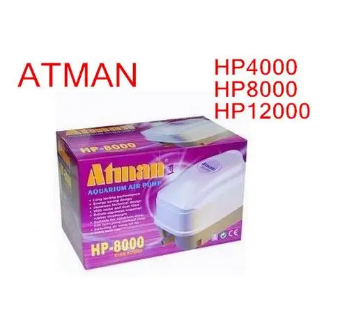 ATMAN HP 4000 HP 8000 HP 12000  High flow ultra silent air pump for aquarium koi pond oxygen pump seafood pool increase air