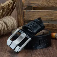 Luxury Cow Leather Men's Belt 100-130cm #4