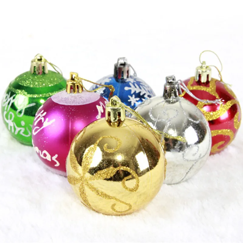 

30Pcs Christmas balls christmas tree decorations Home Wedding decoracion navidad bundle adornos navidad 2015 noel supplies 6cm