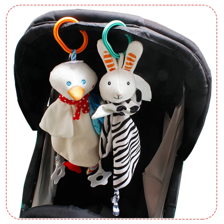 Stroller Toys Baby Toys  For Newborns Mobile Soothe Towel Soft Appease Plush Towel I0058