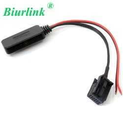 Biurlink Music Bluetooth Module Adapter Aux Audio Cable for BMW (1995-2004) CD53 E39/53 CD Unit pinout p/n 65126908783