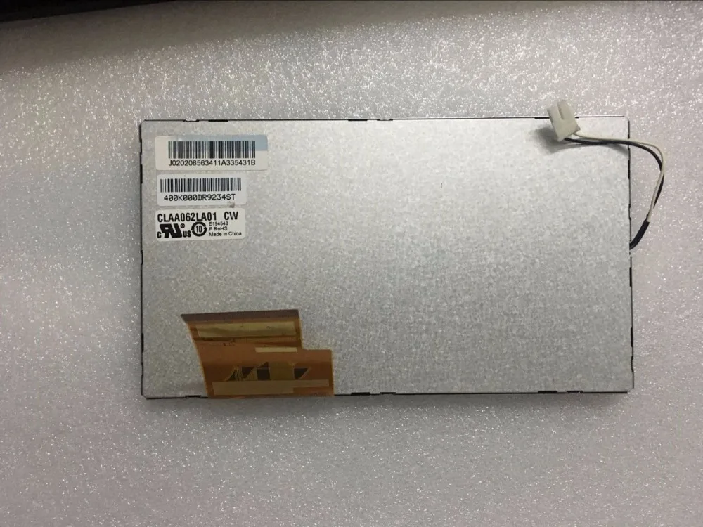 Compatible replacement 6.2inch LCD screen CLAA062LA02CW CLAA062LA01CW 7300101385 7300101478 LCD and Touch screen for car dvd gps