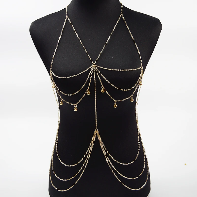 Women Chain Necklaces&Pendants Sexy Chest Neck Chains Necklace Fashion Collier Bijoux Layer Jewelry