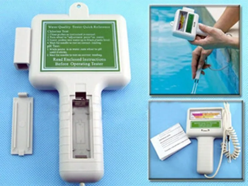 Water Quality PH/CL2 Chlorine Tester Level Meter for Swimming Pool Spa