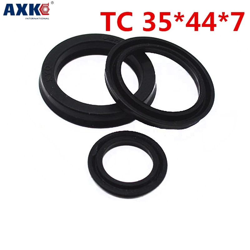 

10pcs/NBR Shaft Oil Seal TC 35*44*7 35*42*8 35*45*7/8/10/12 35*46*7/10 Rubber Covered Double Lip With Garter Spring